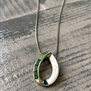 Green and Silver Necklace